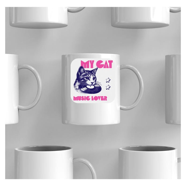 Glossy Ceramic Coffee Mug with Colorful Rim and Handle, Dishwasher Safe, BPA Free, Bright Morning Tea and Coffee Cup, Customizable image 9