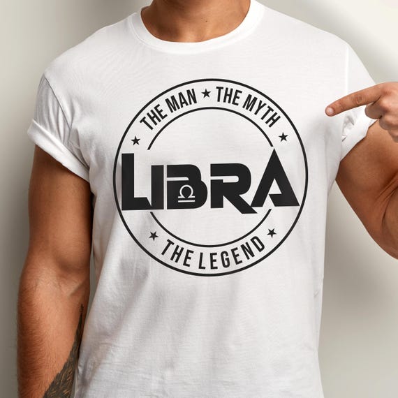 libra rec 暴言 Libra Man SVG: Zodiac T-shirt Cut File (digital Download) - Etsy