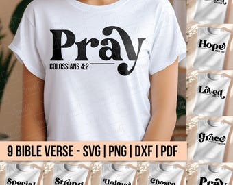 Christelijke SVG-bundel: ontwerpen met bijbelteksten (digitale download)
