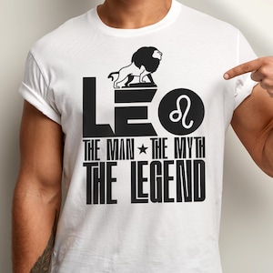 Leo SVG / DXF / PNG - Leo Man svg - Leo Sternzeichen - Leo Man png - Leo T-shirt svg - Cut File Cricut - Silhouette.