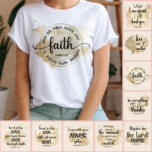 Christian Quotes Bundle PNG - Bible Verse PNG Bundle - Bible Quotes Sublimation -Bundle Bible Quotes PNG- Instant Download