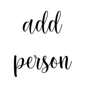 Añadir 2 personas/mascota