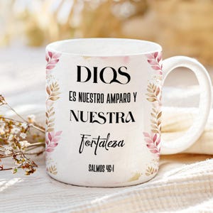 Frases religiosas Mug Wrap 11/ 15 oz, Spanish Bible Verse Mug Sublimation Templates, Religious Mug Wrap, Mug PNG
