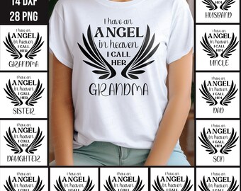 Angel in Heaven Memorial SVG Bundle: Remembrance ClipArt (Digital Download)