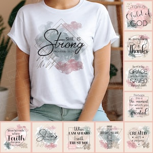 Christian Quotes Bundle PNG - Bible Verse PNG Bundle - Bible Quotes Sublimation -Bundle Bible Quotes PNG- Instant Download