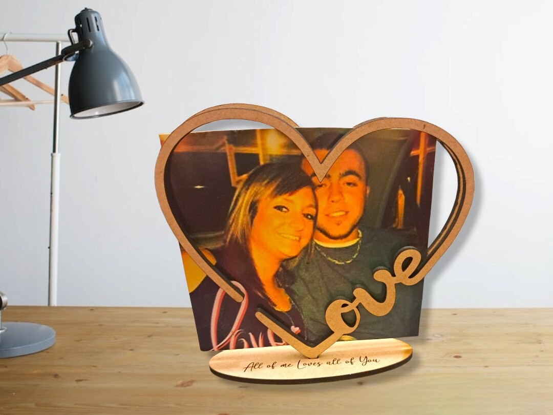 Heart Photo Frame Svg Love Picture Frame Valentines Day Etsy