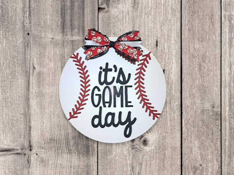 It's Game Day Sign Svg, Baseball Sign Svg, Softball Sign Svg, Baseball ...