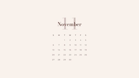 2023 Set of 12 Minimalist Calendar Computer Wallpapers - Etsy