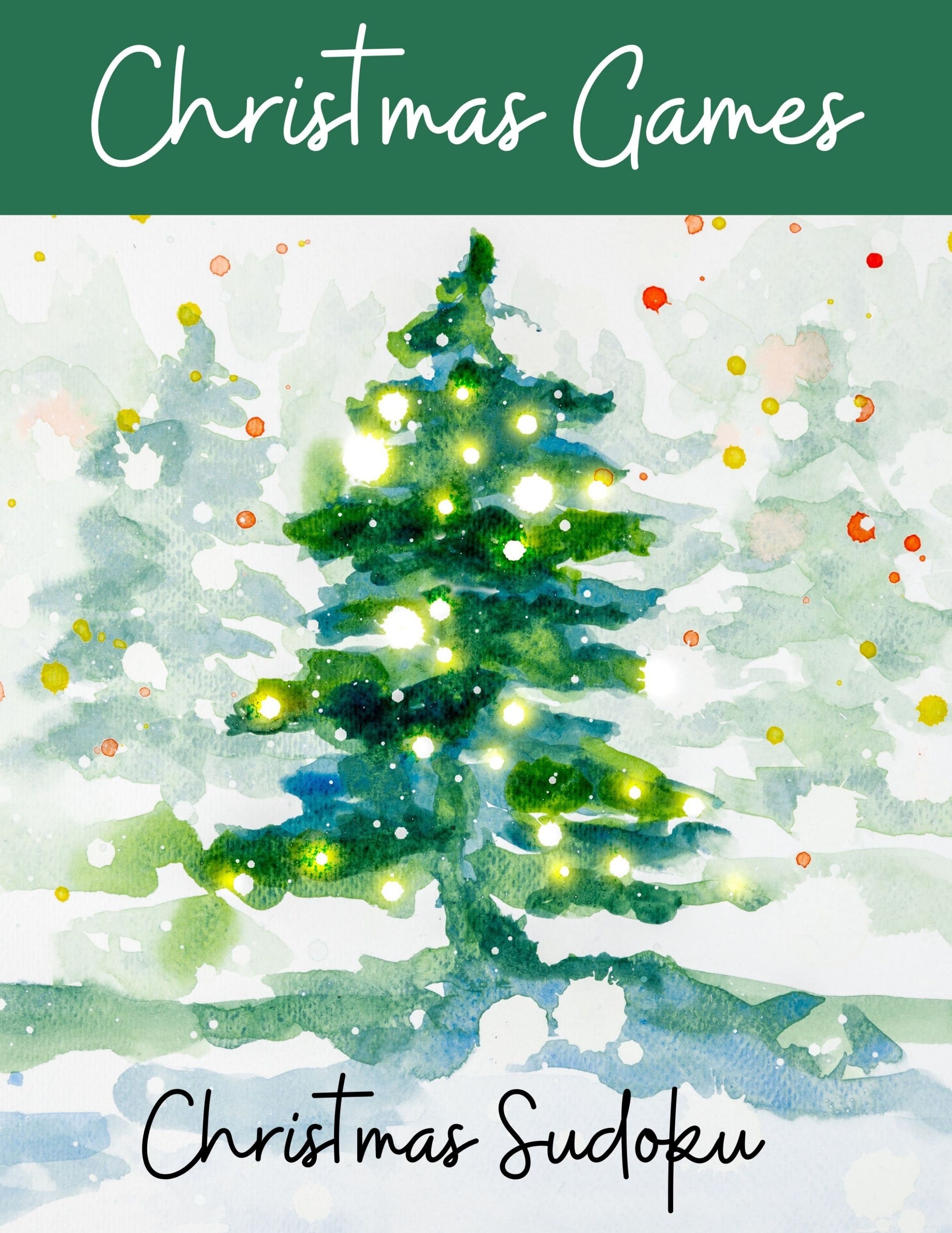 Christmas Sudoku, Christmas Numbers Game, Printable Christmas Activity