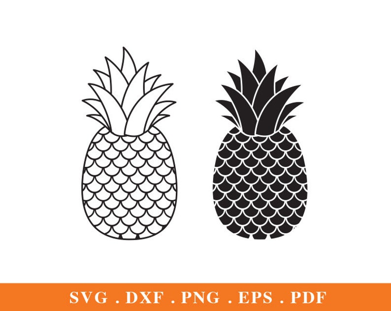 Piña Svg para Cricut Silhouette svg dxf eps png - Etsy México