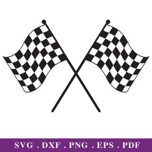 Racing Flag Svg, für Cricut Silhouette, svg, dxf, eps, png