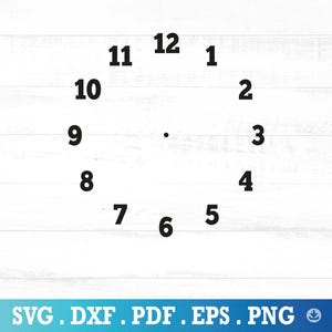 Clock Face  Svg, Clock face Clipart, Clock face svg for Cricut, Clock face svg cut files, Clock Face template - A1183