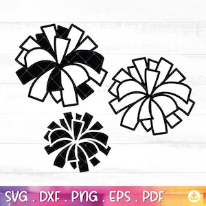 Pom Pom Svg, Cheerleading Pom Pom Svg, Sport Svg, Cutting Files for Cricut