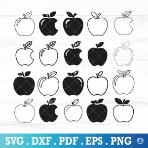 Apple Svg Bundle, Fruit SVG, Apple Png , Apple SVG, Apple Cut File, Apple Cricut, Apple Vector, Apple Digital Download, Apple Png - A1106