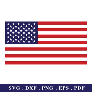 American Flag, American Flag Clipart, American Flag Svg, Clip art, Flower Svg, for Cricut Silhouette, svg, dxf, eps, png