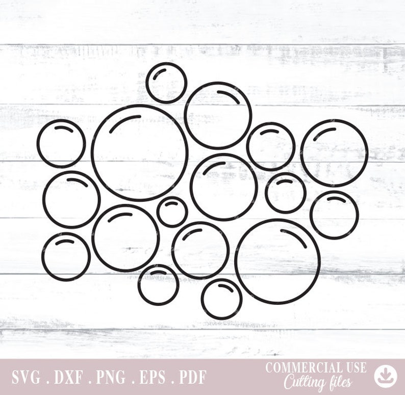 Bubbles SVG, Blowing Bubbles,digital File Png, Png Cutting Files for ...