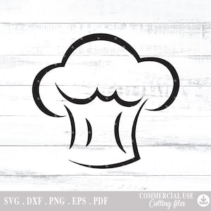 Chef Hat Svg, Cook Svg, Chef Hat Clipart, svg cut Files for Cricut