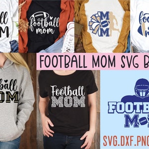 Football Mom SVG Bundle, Football Mom Svg, Football Mom Life Svg, Football Designs, Football Mom clipart png, for Cricut Silhouette