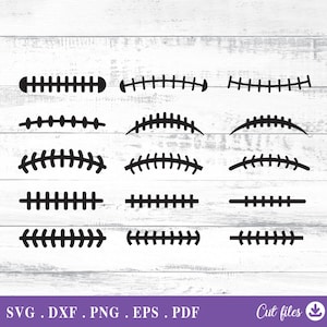 Football Laces Svg, Sport Clipart, for Cricut Silhouette, svg, dxf, eps, Digital File Download