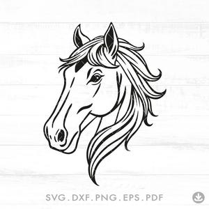 Pferdekopf-Silhouette, Pferdekopf-Svg-Design, Pferde-SVG, Pferdekopf-Svg, Kopf-Clipart, Pferde-Vektor, Pferde-Silhouette, Pferde-Herz-Svg – A988