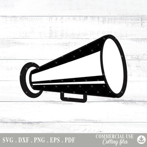 Cheer Megaphone Svg, Megaphone Svg, Megaphone Clipart, digital file png, png Cutting Files for Cricut