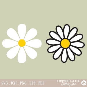 Daisy Flower Svg Daisy Flower PNG, Spring Daisy Flower, digital file png, Svg Cutting Files for Cricut