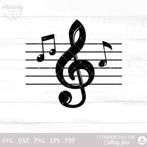 Music Note Svg, Music Svg, digital file png, Svg Cutting Files for Cricut - A724