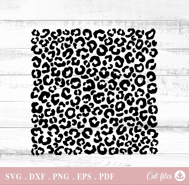 Leopard Print Pattern Svg, Animal Pattern Svg, Repeating Pattern Svg ...