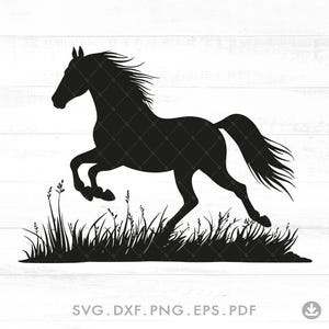 Running Horses svg, Animal svg, Horse svg Horse clipart, SVG, vector file, Horse Design Svg, Horse Vector, Horse Silhouette - A987