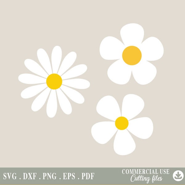 Daisy Flower Svg Daisy Flower PNG, Spring Daisy Flower, digital file png, Svg Cutting Files for Cricut