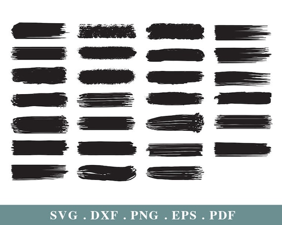 12 Paint Brush Strokes Svg, Svg Png, Bundle, Paint Brush, Paint Brush SVG,  Cricut Cut Files, Vinyl Cut Files, Cricut SVG, Cut Files 