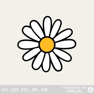 Daisy Flowers Svg PNG, Spring Daisy Flower, digital file png, Svg Cutting Files for Cricut