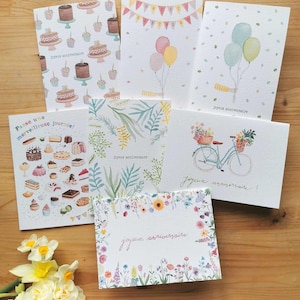 Cartes d'anniversaire