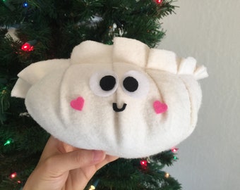 Baby Dumpling Plush, Plushie, Dim Sum Plush, Food Plush, Potsticker Plush, Gyoza Plush