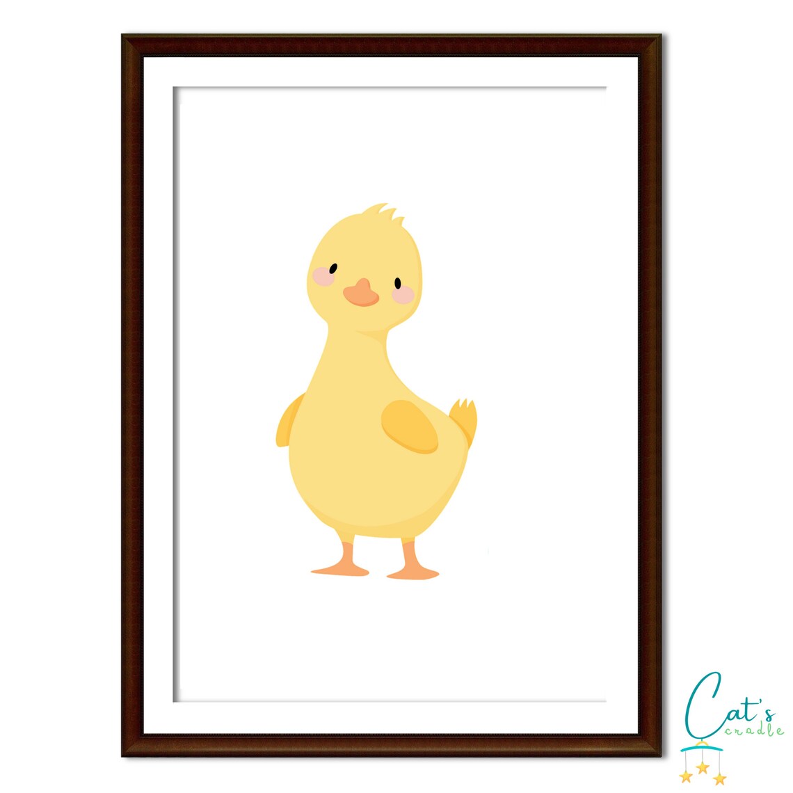 Baby Duck Nursery Decor Nursery Wall Art Boho Nursery Etsy