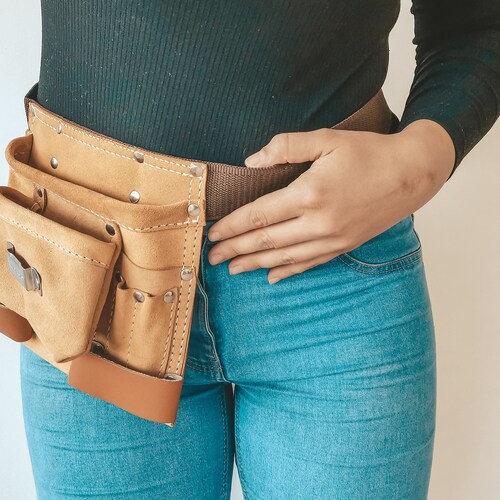 Leather Tool Belt Tool Belt for Women Garden Tool Belt Etsy
