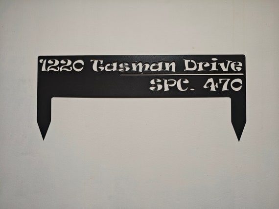Insegna Moderna Per Casa, Targa Con Indirizzo, Insegna In Metallo Personalizzata, Targa Per Esterni, Targa Con Numero Civico, Targa Personalizzata Per Casa, Insegna Con Indirizzo In Metallo - Italia - Foto 7