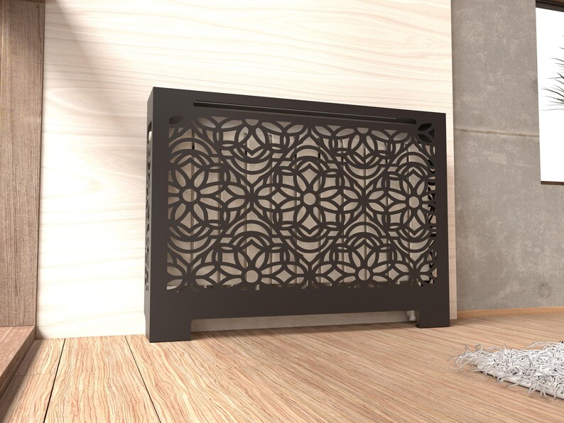 Custom Metal Radiator Covers Freestanding Art Deco Radiator Cover – Decorative Metal Radiator Screen ...