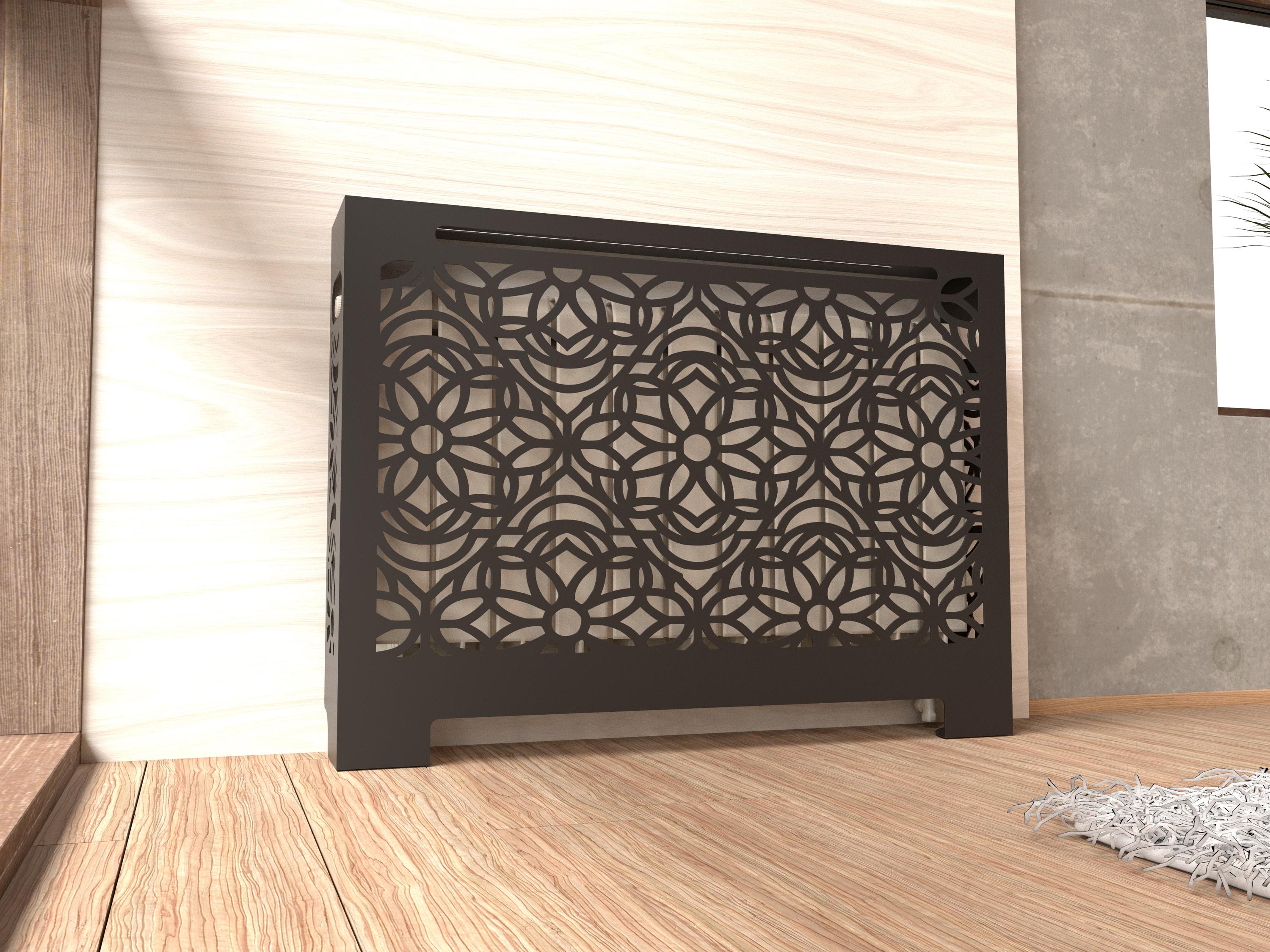Cover Radiator Stelo Freestanding Art Deco Radiator Cover – Decorative Metal Radiator Screen ...