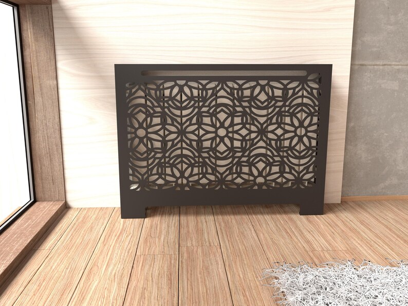 Custom Metal Radiator Covers Freestanding Art Deco Radiator Cover – Decorative Metal Radiator Screen ...