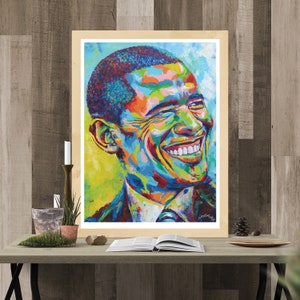 Barack Obama Art Print -  USA President Poster Pop Art Print