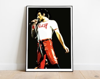 Freddie Mercury Art Print - Queen Rock Music Poster Art Print