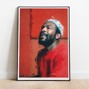 A1 Marvin Gaye Kunst Druck - Musik Poster Kunstdruck - Special