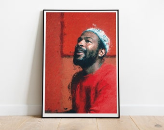 Marvin Gaye Art Print - Music Poster Art Print