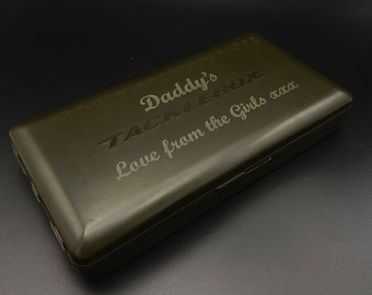 Custom Engraved Fishing Tackle Box (Fishing, Carp Fishing, Coarse Fishing)
