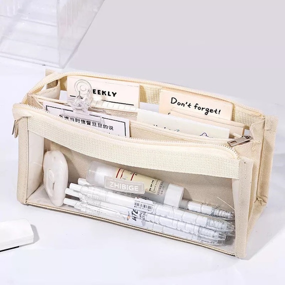 Clear Window Minimalist Pencil Case