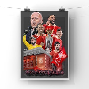 Champions | Liverpool FC team | Art Print