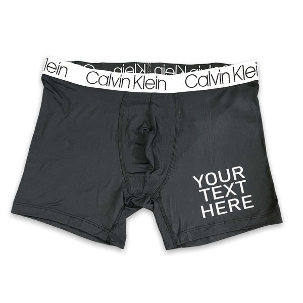 Mens Boxer Briefs Underwear Personalized Mens Underwear Custom Funny Gift For Him Boyfriend Husband