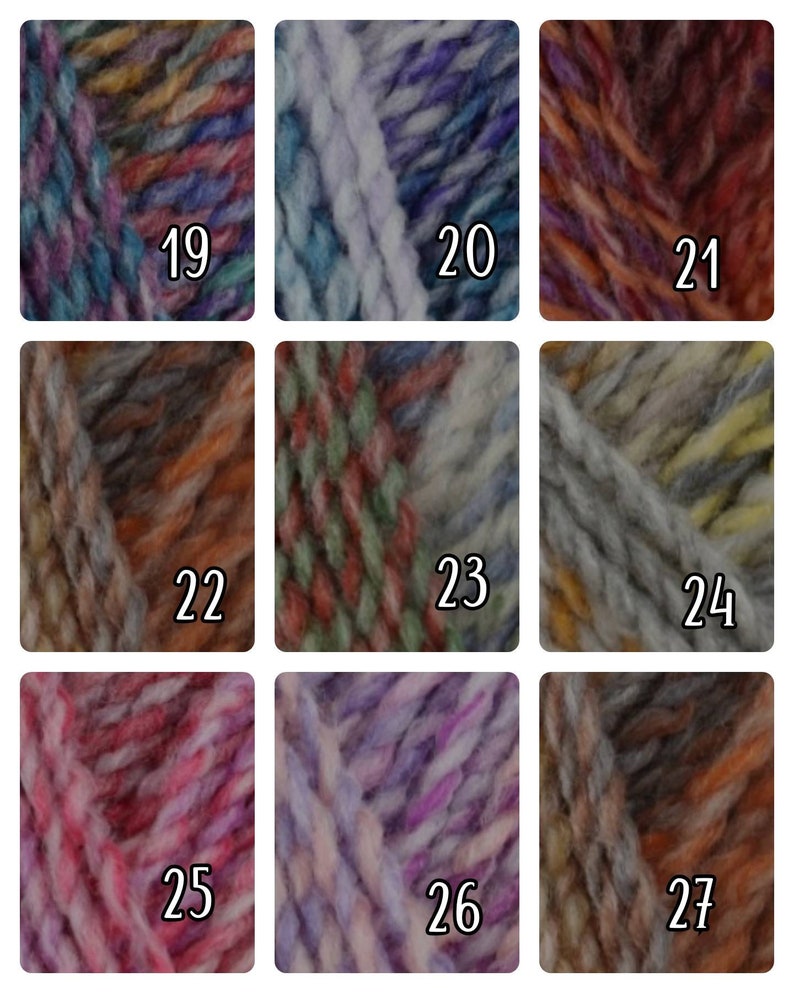 59 colours super warm chunky wool Mama socks image 7