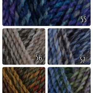 59 colours super warm chunky wool Mama socks image 10